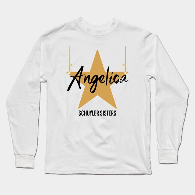 Schuyler Sisters - Angelica Eliza and Peggy - Rise Up Work - Hamilton on Broadway Long Sleeve T-Shirt by BeCreative